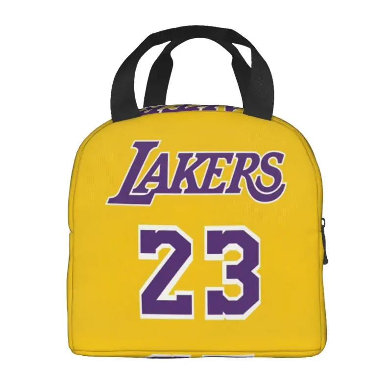 Physical Culture Basketball Sport Insulated Lunch Tote Bag for Women Resuable Cooler Thermal Bento Box Work School Travel