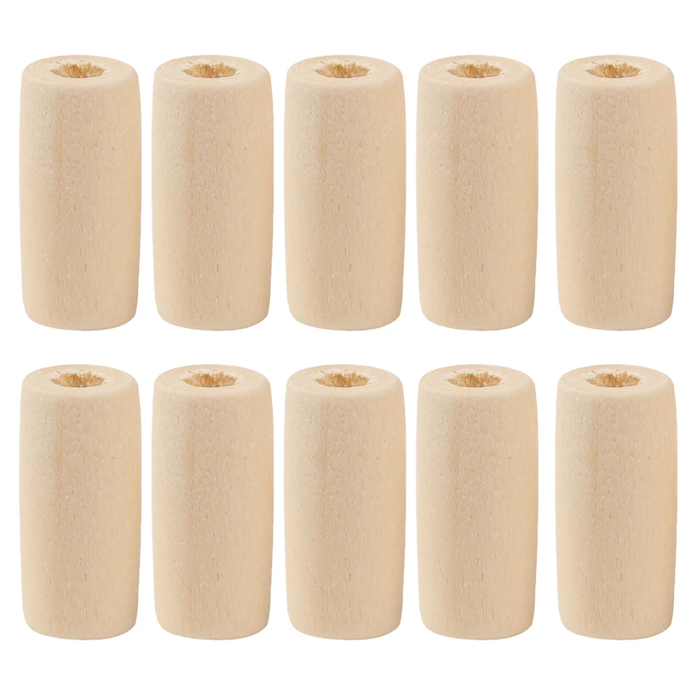 

100pcs Wood Beads for Jewelry Making Smooth Surface DIY Craft Beading Materials Home Decoration Grain Wooden Accessories