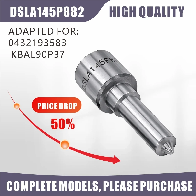 Spray Nozzle DSLA145P882 Flat Head White Needle Injector Tip Automotive Part for Common Rail System Diesel Engine Part  YJ0933