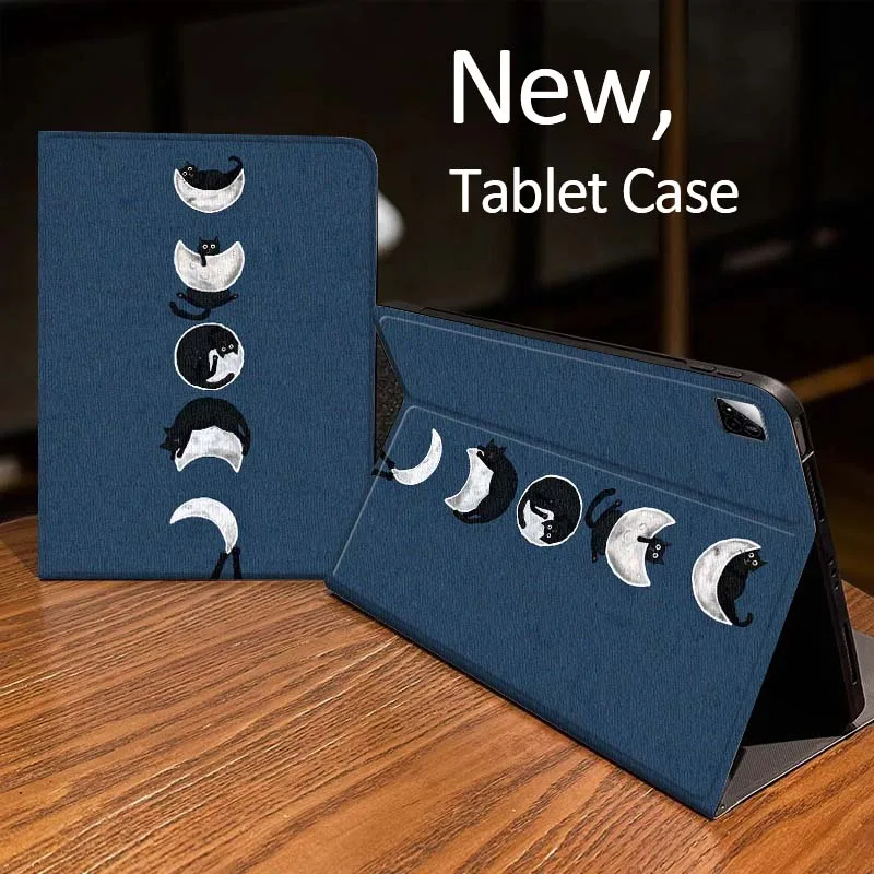 

Black Cat Group Cartoon For Xiaomi Mi Redmi Pad 2 4 5 7S 6S 6 7 8 Plus SE Pro K 2025 inch 8.7 11 Tablet Case