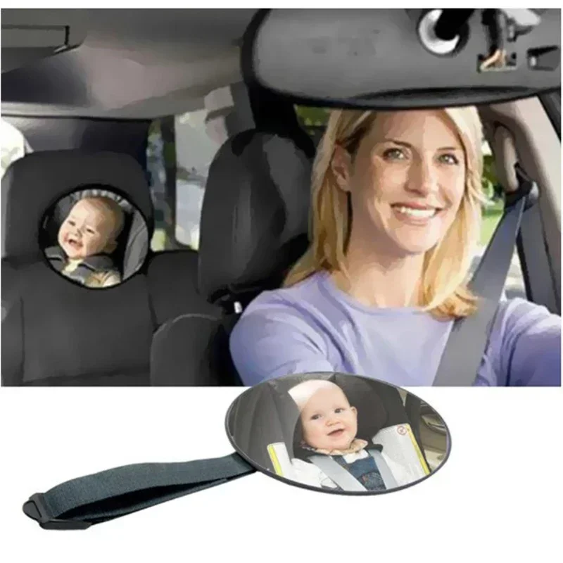 Baby Safety Observation Rear Seat Mirror Car Baby Care Round Safety Children Rear Seat Mirror Observation Mirror