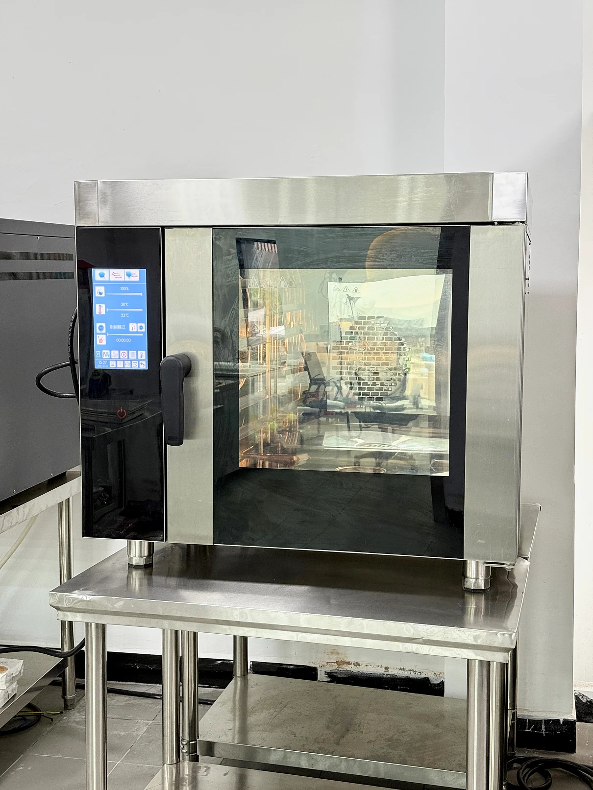 Industrial 6 Trays Electric Combi Oven with Self-cleaning System Touch Control