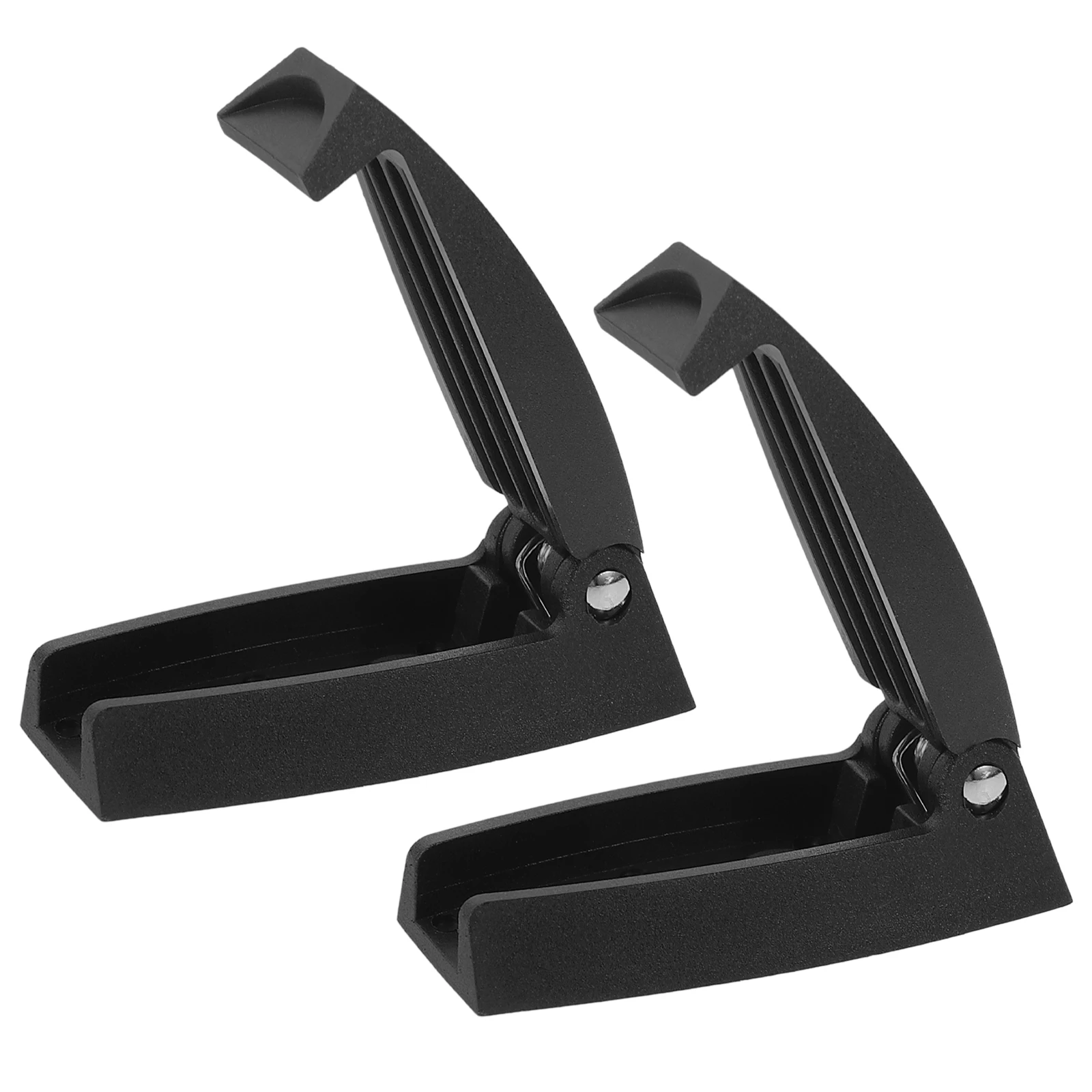 

2pcs Rv Baggage Door Catch Hook For Camper Yacht Boat Durable Plastic Door Holder Storage Latch Trailer Accessories Black