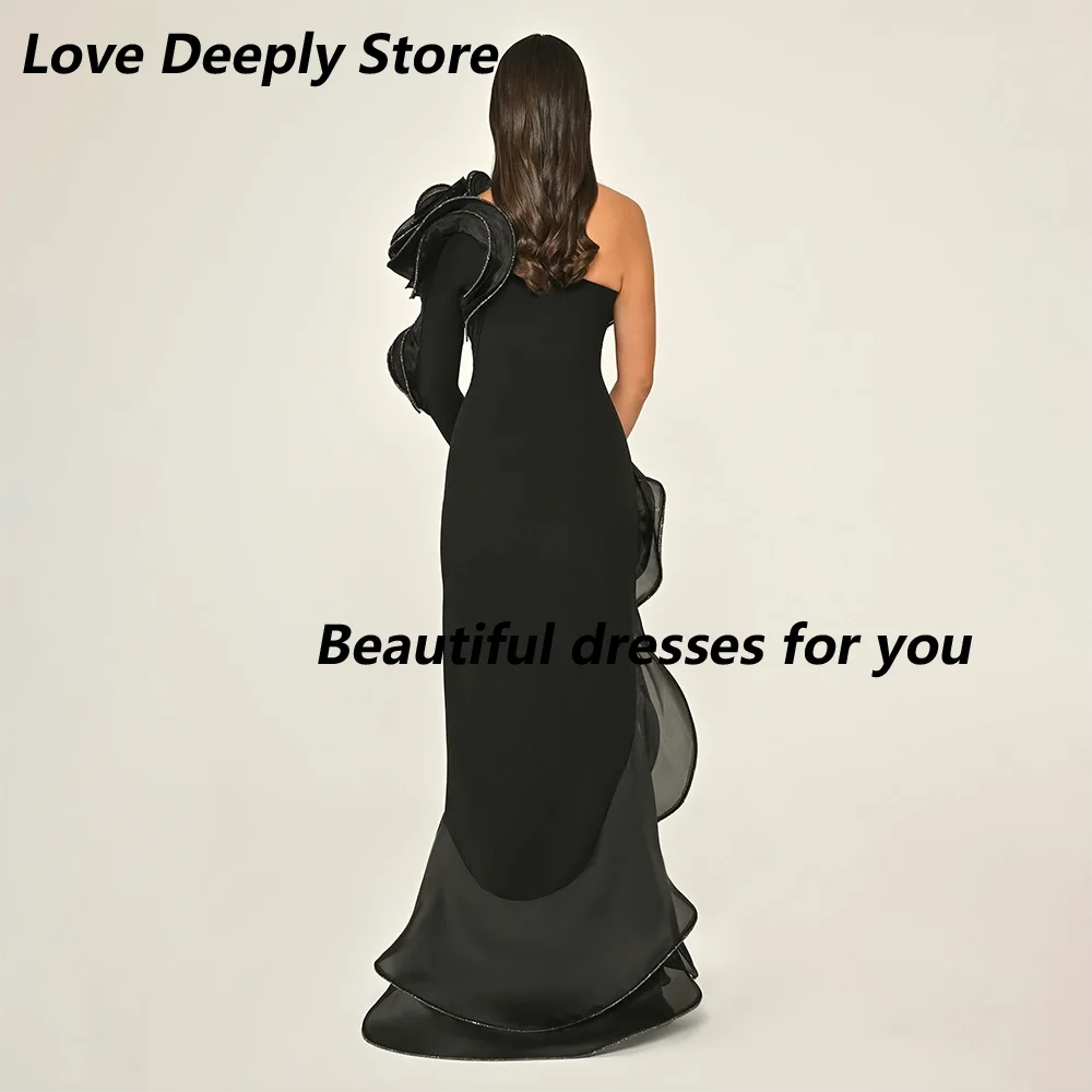 Sexy Prom Dress Customized Fashion Jersey Pleat Mermaid One-shoulder Long Dresses Bespoke Occasion Dresses Sizes Available