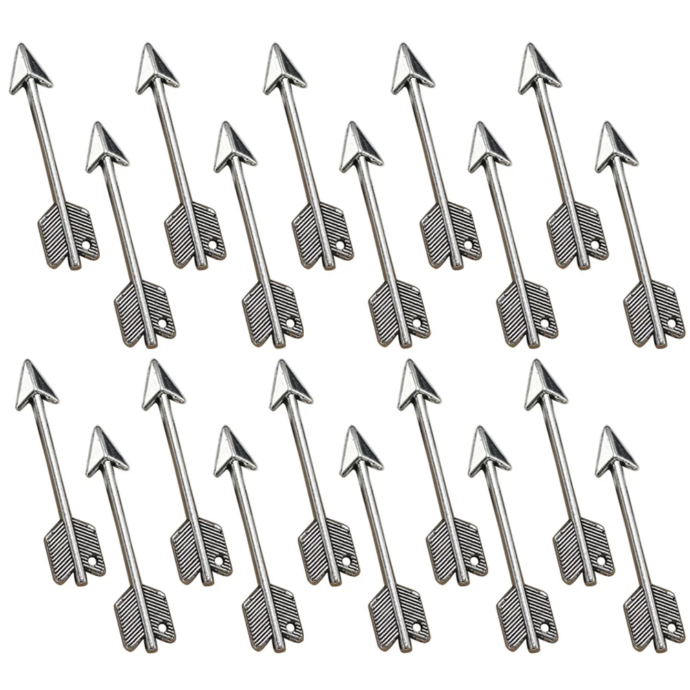 

20 Pcs Arrow Pendant Ornaments Alloy Charms DIY Jewelry Making Pendants Accessories For Necklace Bracelet Earrings Gifts