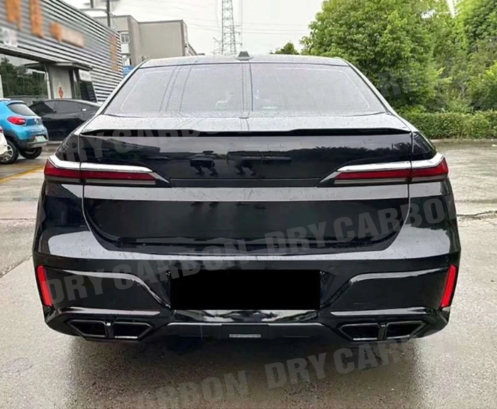 

ABS Duckbill Rear Trunk Wing Spoiler Car Body Kits Accessories for BMW 7 Series G70 Sport 2023+ Rear Roof Spoiler Wing