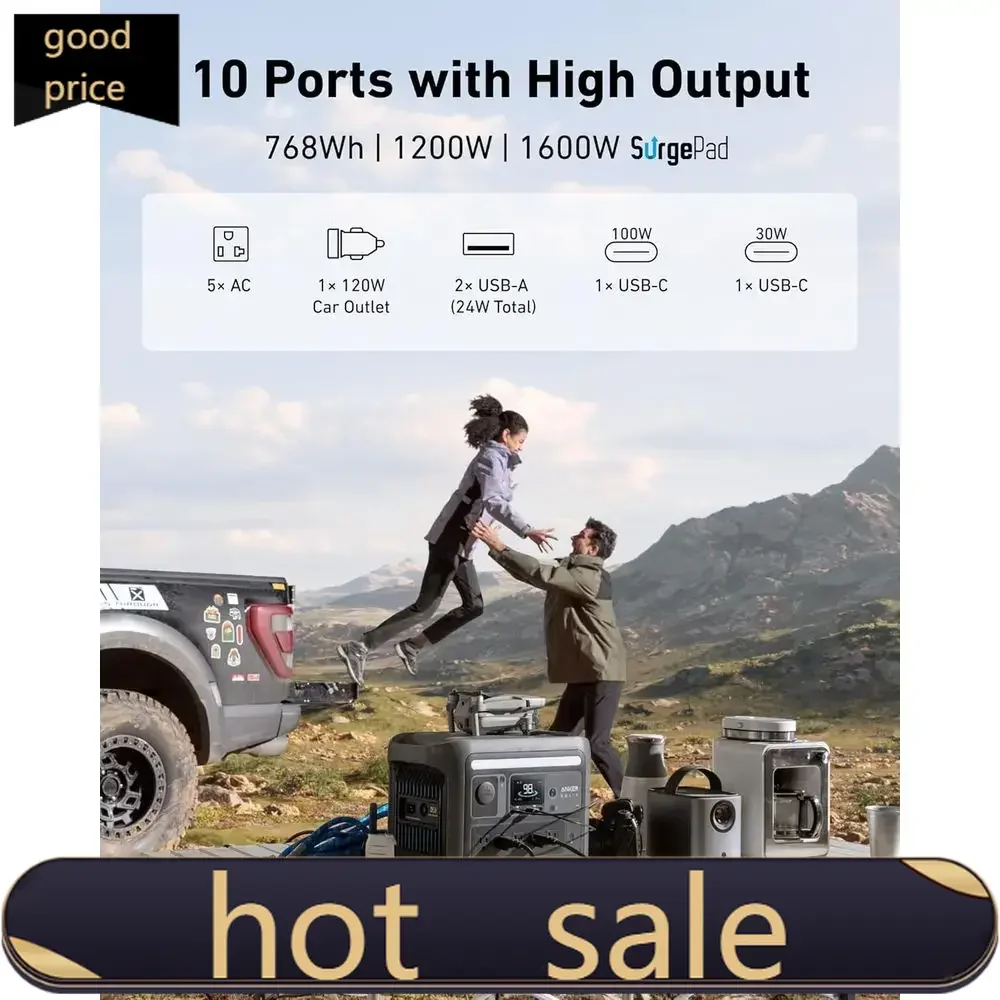 

Activity pricePopularPortable 1200W Power Station, Fast Charge 768Wh Battery, Ideal for Camping, RVs, and Emergency Power