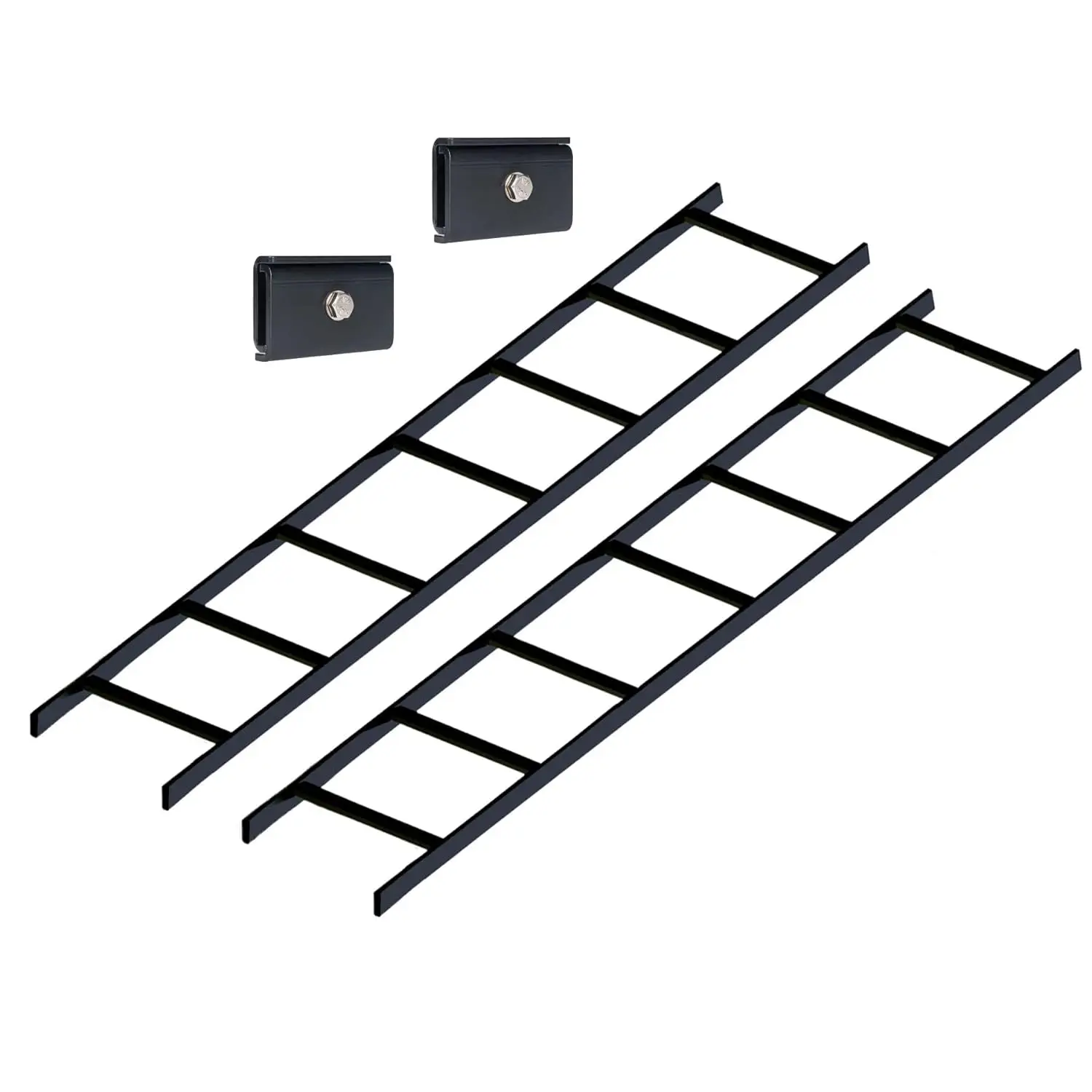 Ladder Rack 5' Cable Runway Straight Section In 2-Pack With Butt Splice Kit To Make 10'