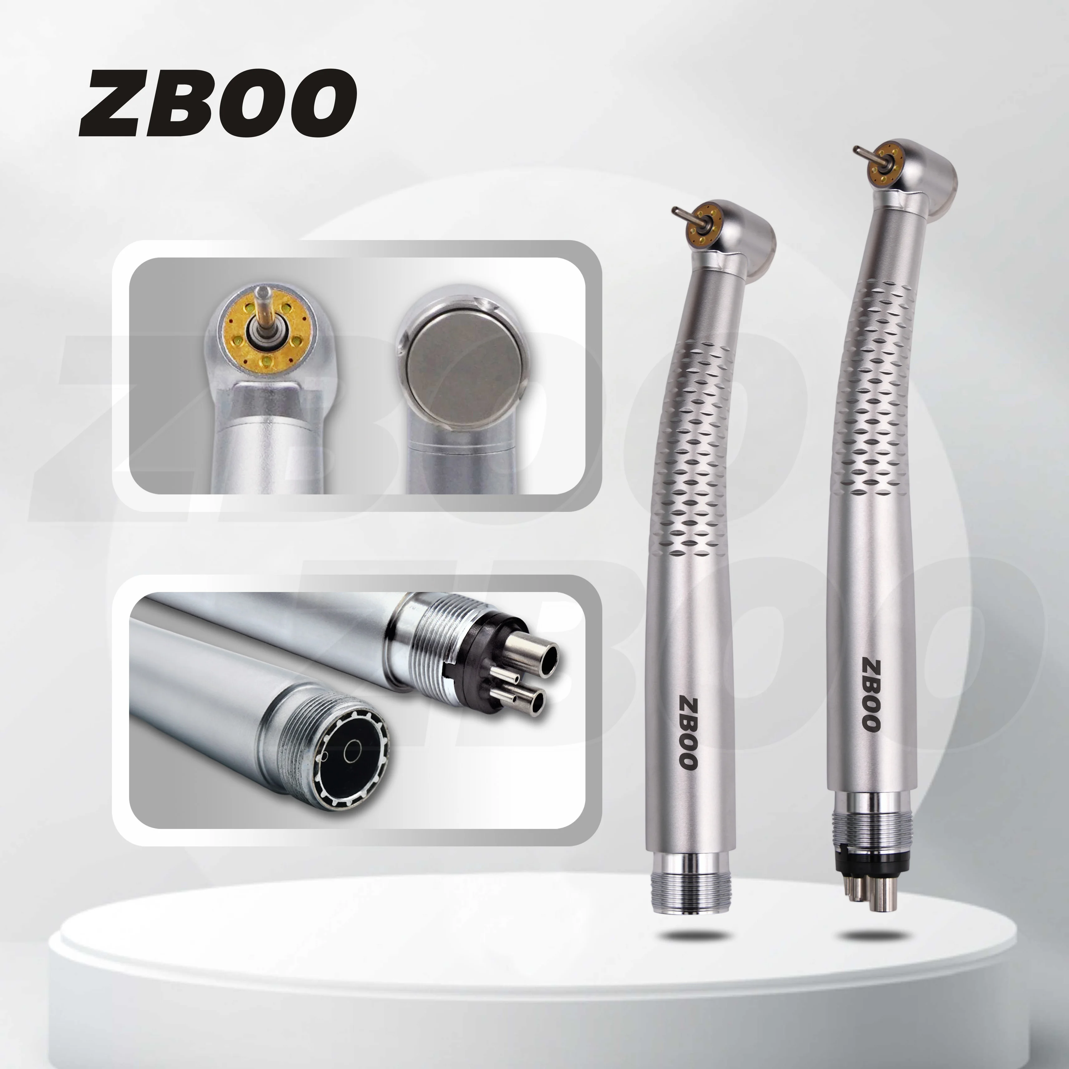 Dental 5 LED Light High Speed Handpiece Shadowless E-Generator Air Turbine for Dentist 2/4 Holes 5 Water Spray Dental Equipment