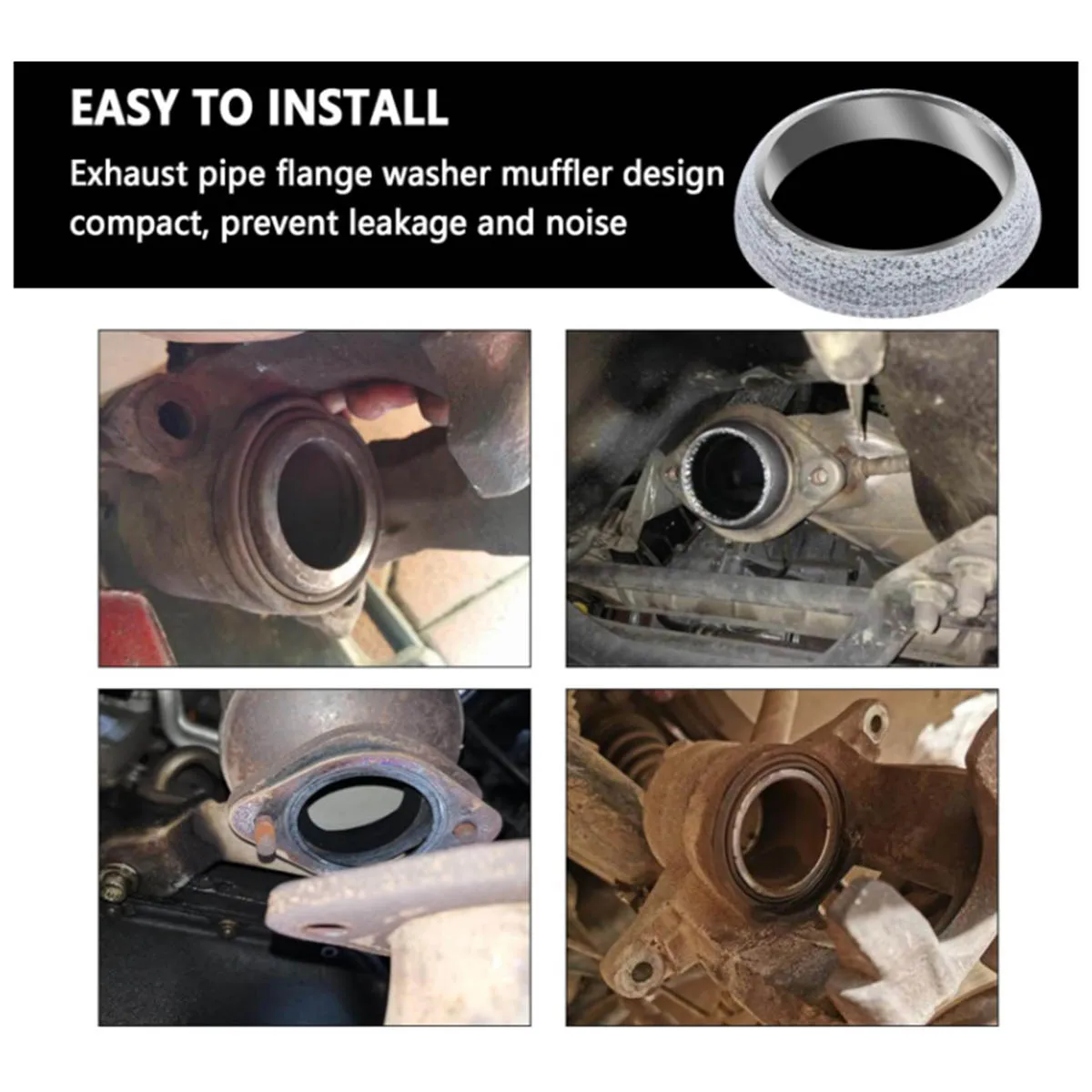 Exhaust Gasket Donut Socket Seal For Polaris Sportsman 600 700 800 3610047
