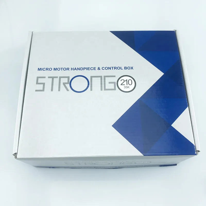 STRONG 2019-caja de control de 210 rpm, herramienta de mano PRO X2, 65W, máquina de manicura y pedicura, brocas eléctricas para limar, novedad de 35000