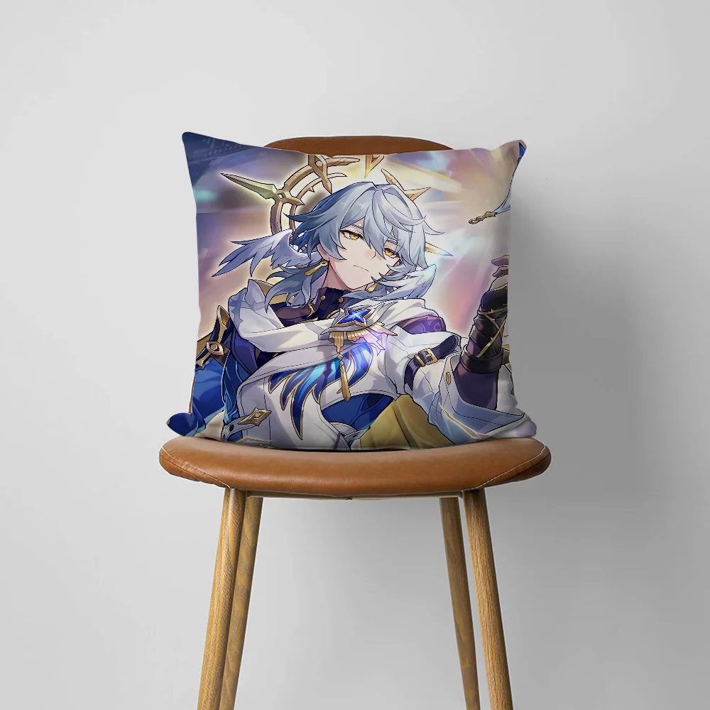 Honkai Star Rail Sunday cushion cover For Bedroom Car Coffee Shop Room Soft and Living Room Sofa Decorative Pillow Cover Case