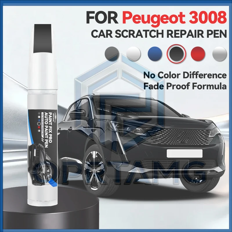 

Автомобильные аксессуары для ремонта кузова Peugeot 3008 2008-2025 T84 P84: Карандаш для подкраски, средство для удаления царапин, DIY аксессуары для авто, черный
