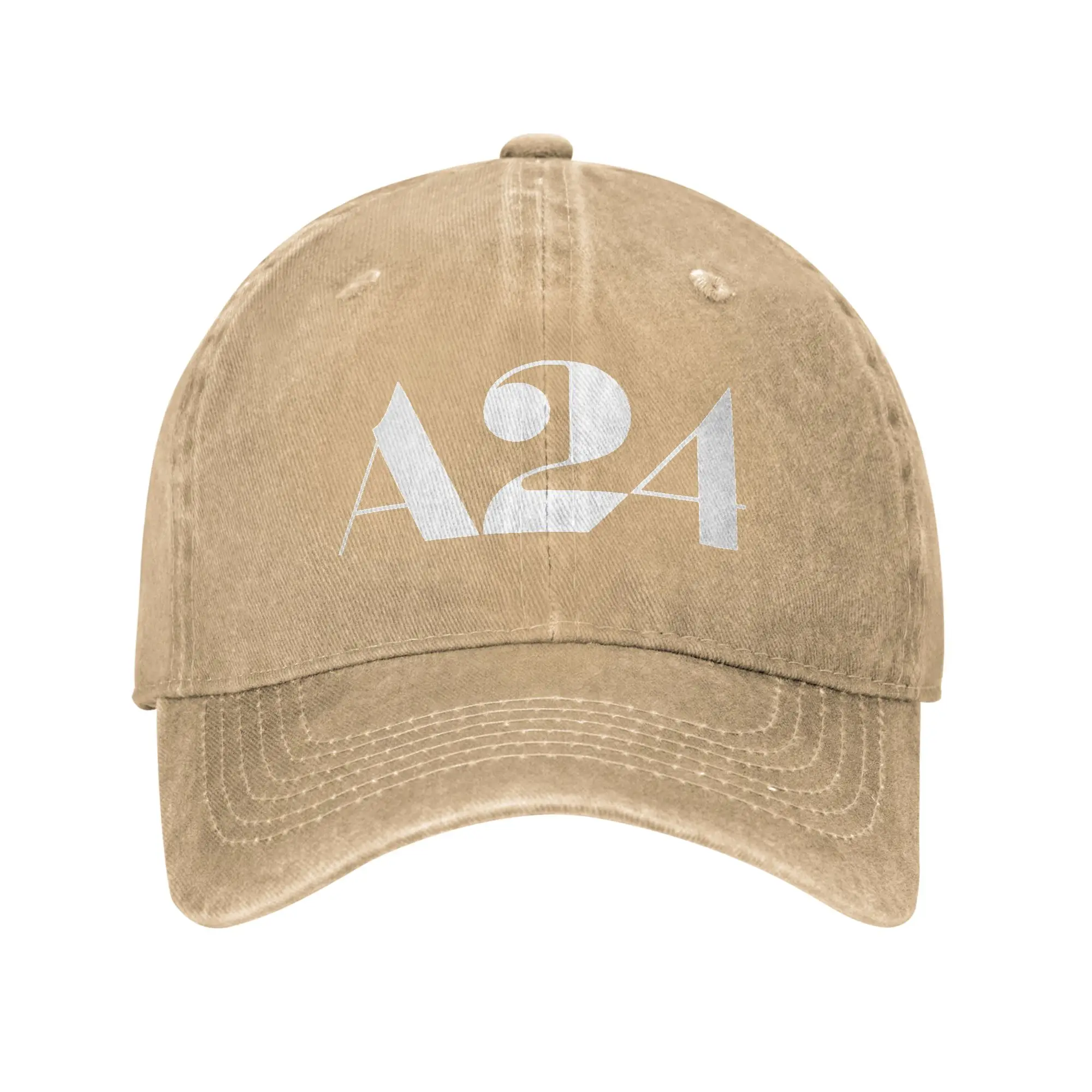 A24 HD Logo Fashion Baseball Cap  Hiphop Visor Hat  City Wandering Visor Hat