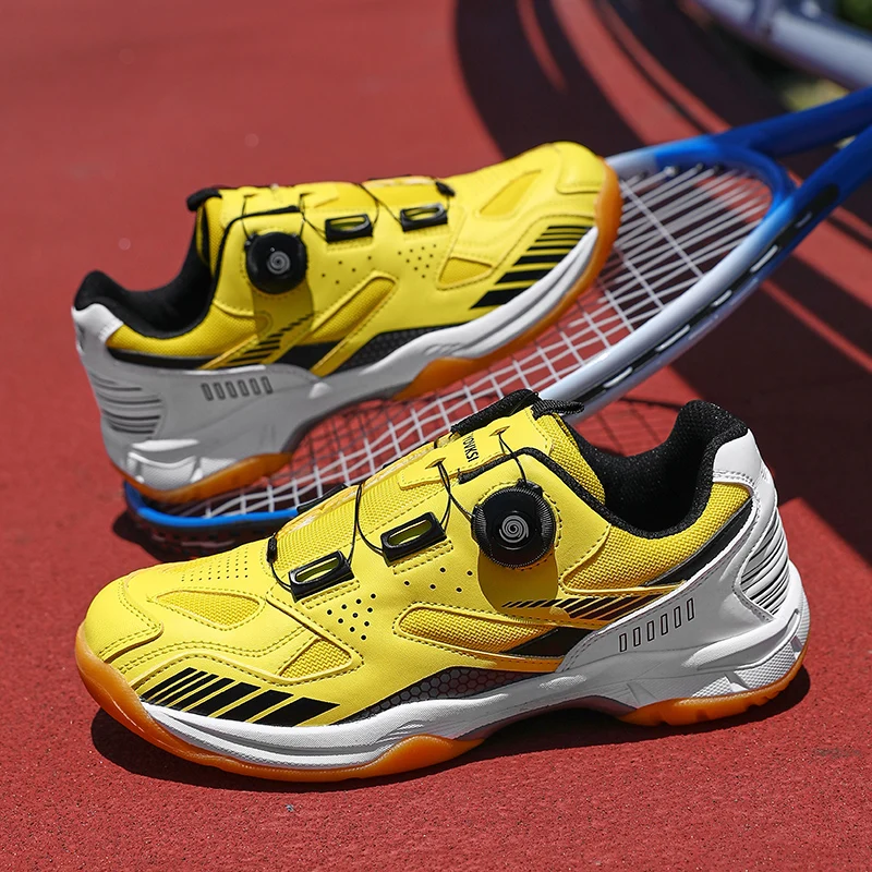 Schnellschnür-Badminton-Schuhe für Damen und Herren, Trainingsschuhe, stoßdämpfende, rutschfeste Volleyball-Sport-Sneaker – Detail 15