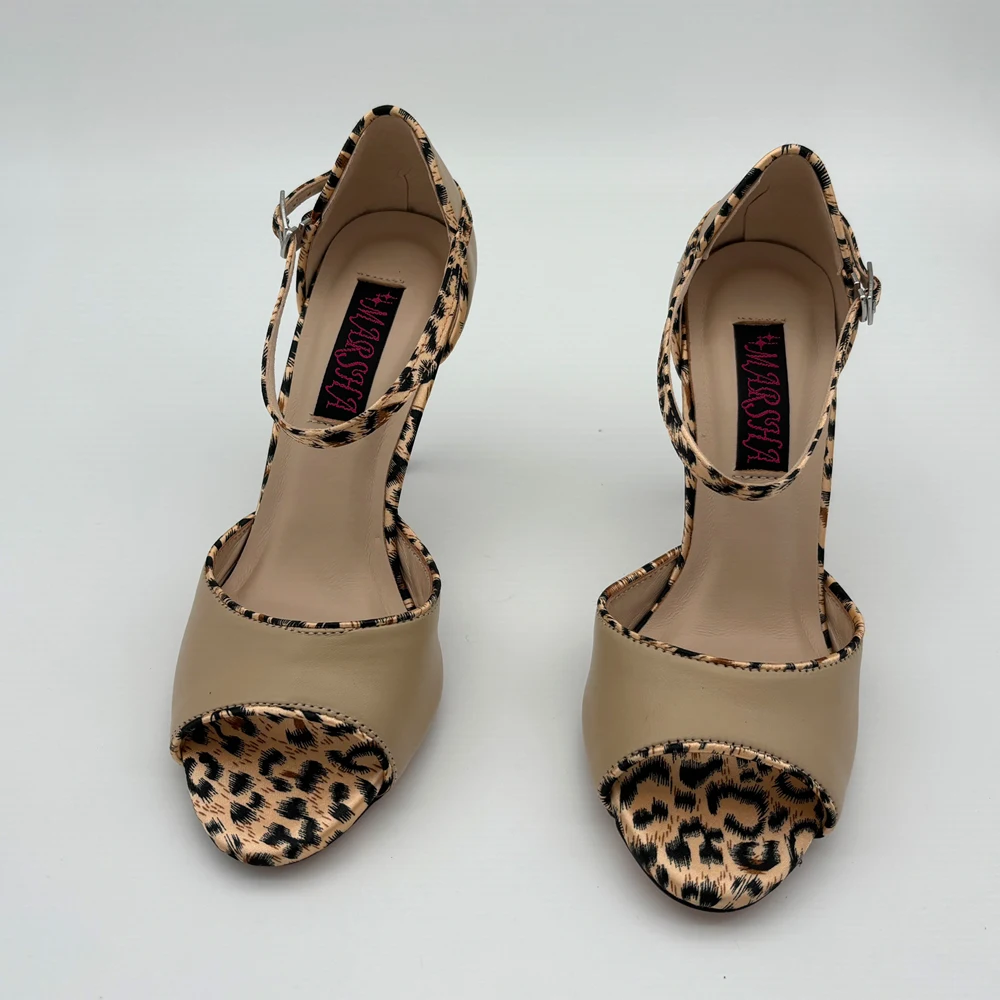 Comfortable and Fashional Argentina Tango Dance Shoes  Party Shoes Wedding Shoes  leather outsole T620541NL  7.5cm 9cm heel