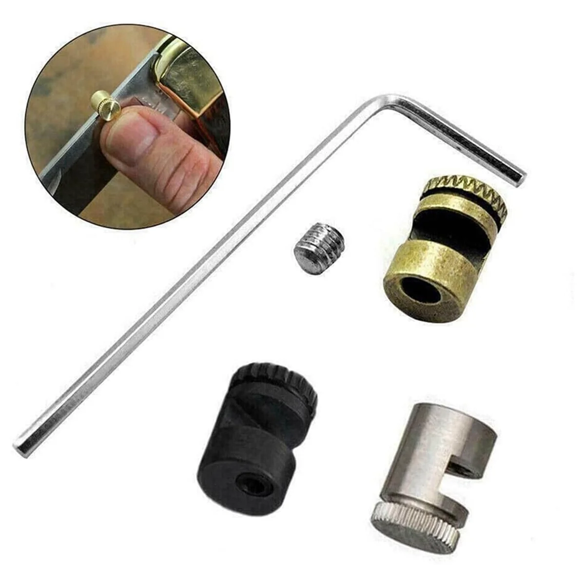 8แพ็คหมุดหัวแม่มือเหมาะสำหรับ Buck 110มีดพับ, เปลี่ยน Thumb button แบบสากลสำหรับมีดพับล่าสัตว์