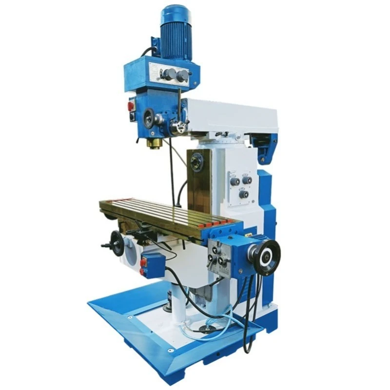Small vertical ZX6350 multifunctional drilling and milling machine, vertical and horizontal dual-purpose lifting table