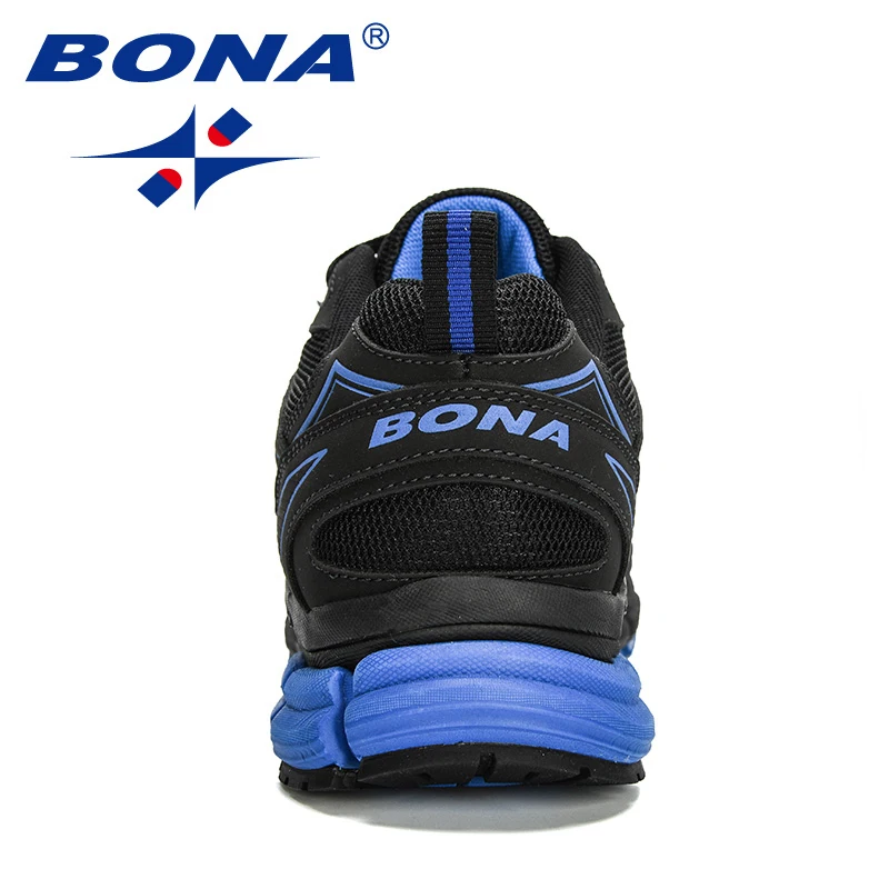 BONA 2023 New Designers Action Leather Running Shoes Men Sneakers Sport Shoes Athletic Walking Jogging Footwear Man Trainers