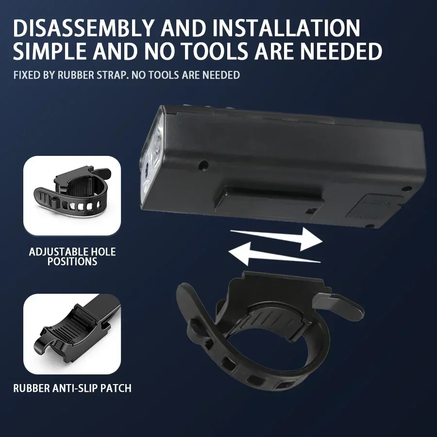 MTB الذكية الاستشعار الجبهة LED أضواء دراجة USB قابلة للشحن في الهواء الطلق ركوب مصباح يدوي مع 7 طرق ليلة ركوب الشعلة مقاوم للماء