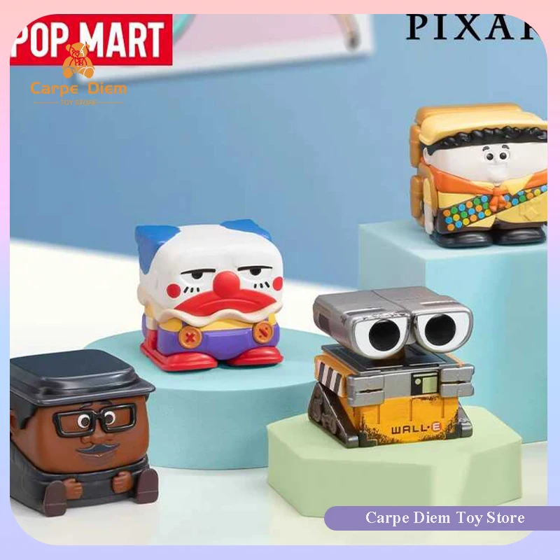 Pop Mart Disney Pixar Pop Cube 1-2-3 Blind Box Toy Story Inside Out Sadness Awkwardly Mysterious Figure Kawaii Toy Birthday Gift