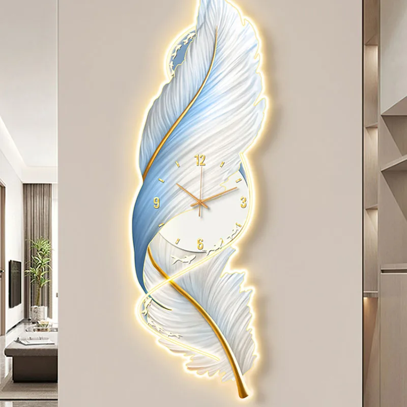 Luxury Hanging Wall Clock Modern Minimalism Design Battery Originality Fashion Wall Clock Home Reloj De Pared Room Decoration