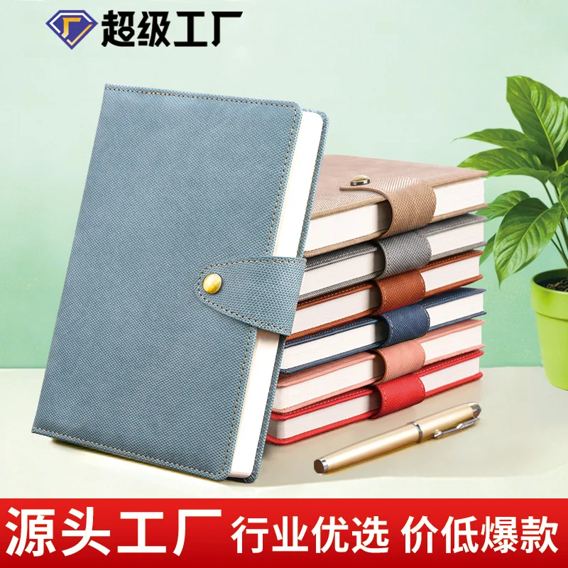 A5 Notebook High Color Value Business Hard Shell Record Book Print LOGO Journal Gift BoxSet