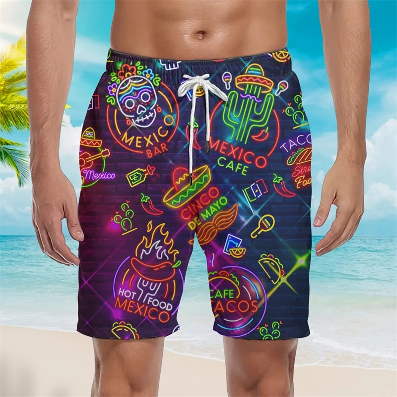 3D-bedrukte Strandshort Voor Heren Dieren Schattige Haai Walvis Onderwater Zee Kids Harajuku Sport Casual Kleding Cargo Shorts