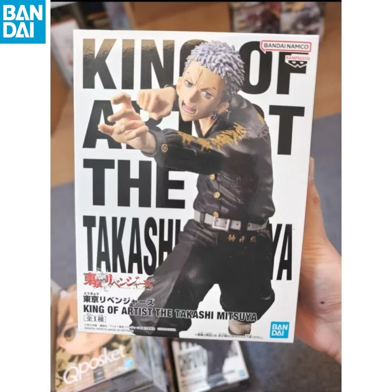 Em estoque original bandai banpresto tóquio revengres san gu figura de ação longa modelo novo em caixa periféricos animação