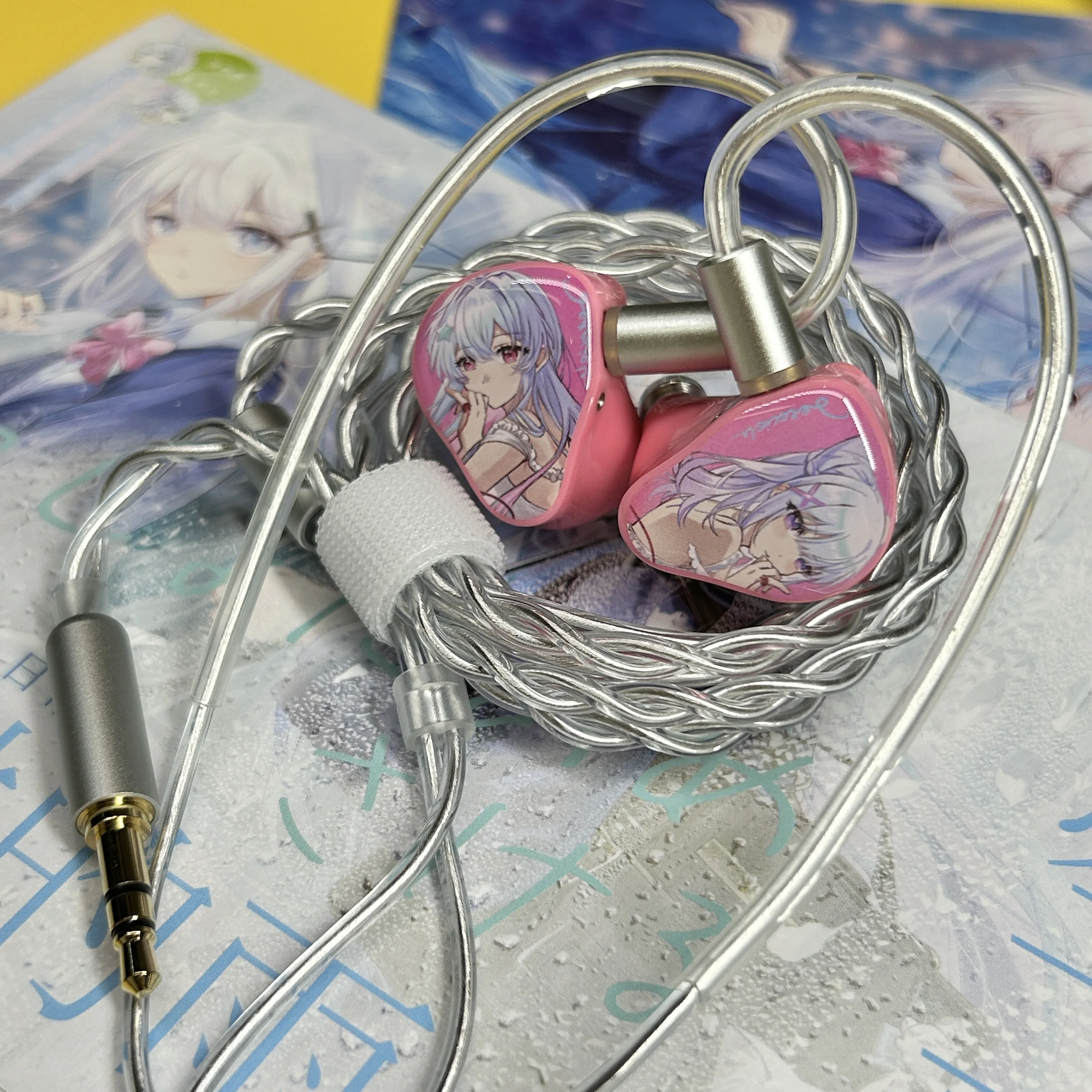 

LETECIEL RAIN 10mm Carbon Nanotube Dynamic Driver IEM Earphones 0.78mm 2Pin OFC Silver Plated Cable HiFi Earphone 32Ohm