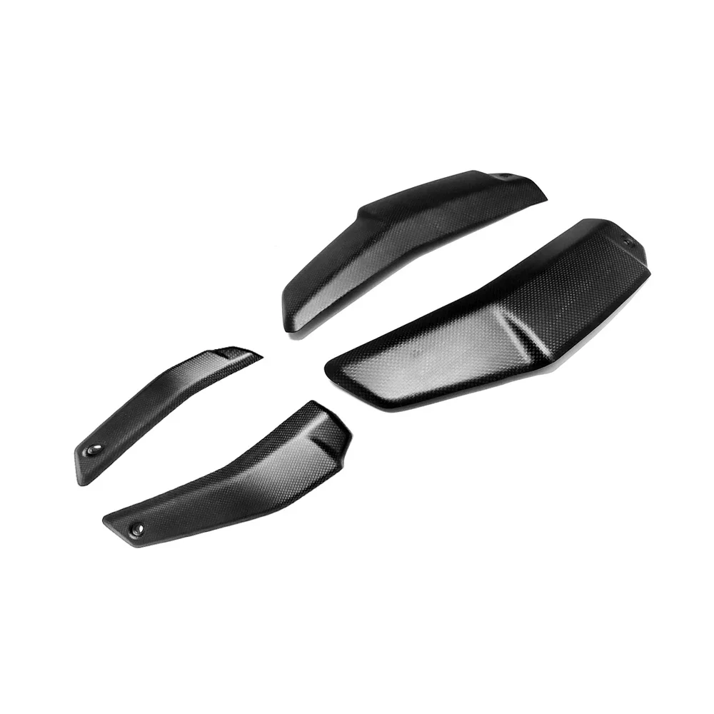 Cubierta de carenado de radiador de fibra de carbono para motocicleta DUCATI STREETFIGHTER V4 2020 2021, Protector de Panel de capó