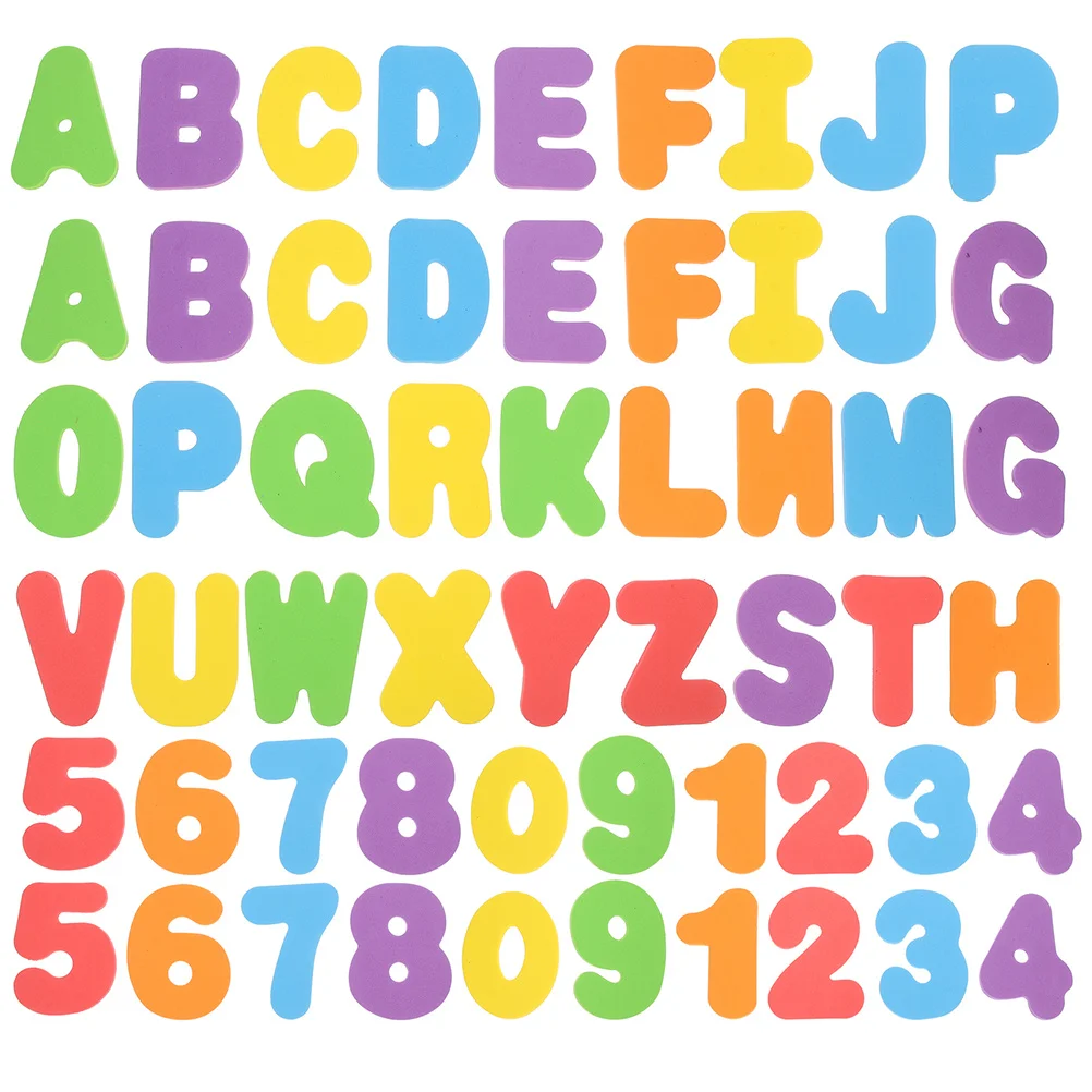 

2Sets Eva Foams Alphabet Letters Numbers Educational Bath Time Floating Safe Lightweight Durable Kids Learning