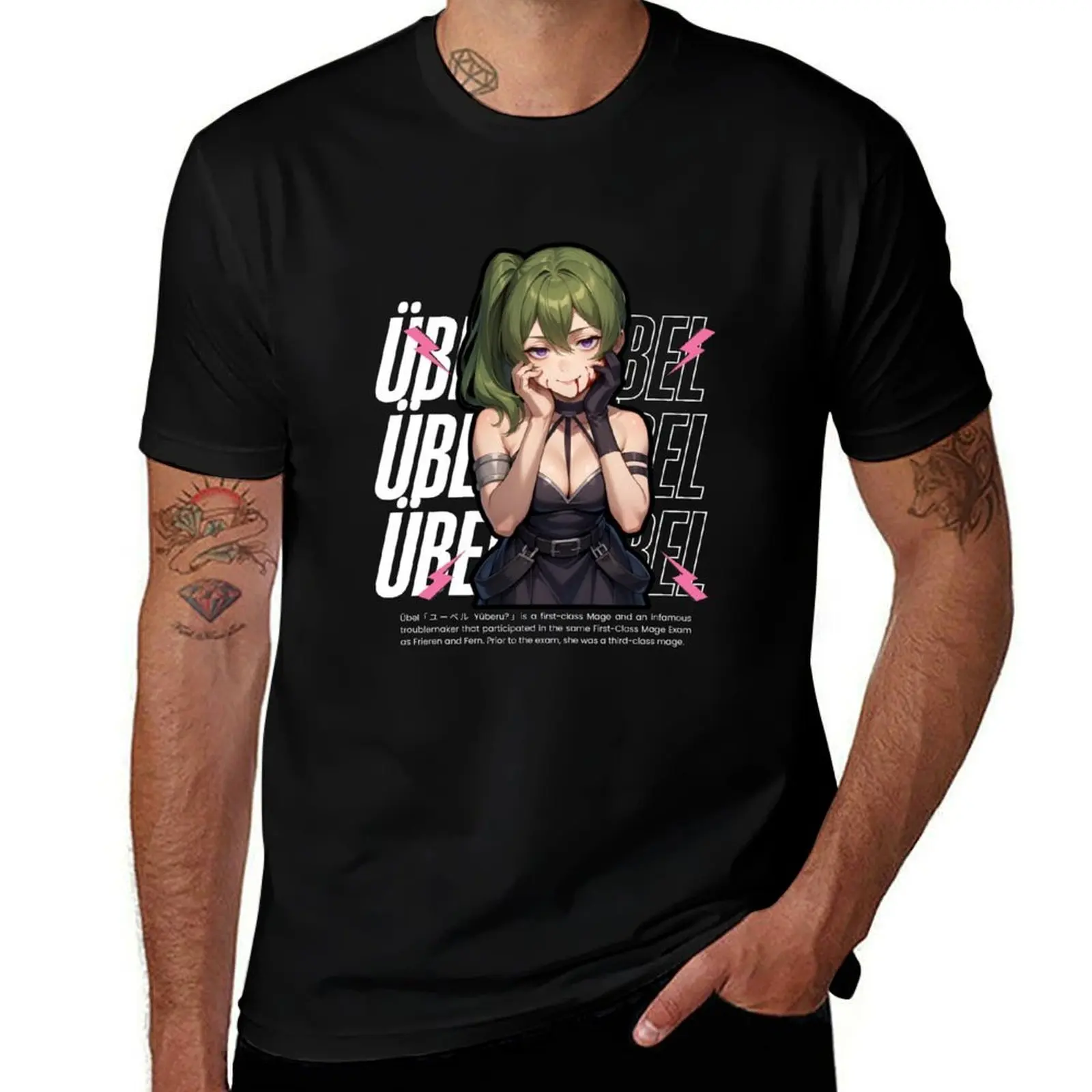 Camiseta de anime y manga Sousou no Frieren, Ubel, de secado rápido y alto rendimiento