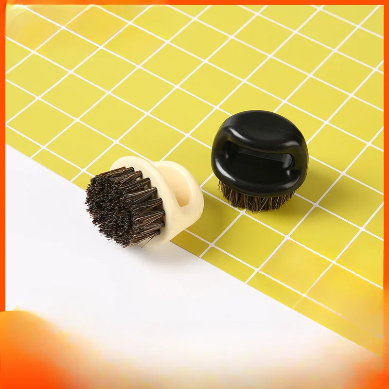 

Hair Brush Bristle Ring Beard Brush Men Shaving Brush Portable Barber Beard Brushes Mustache Tools Facial Beard Cleaning