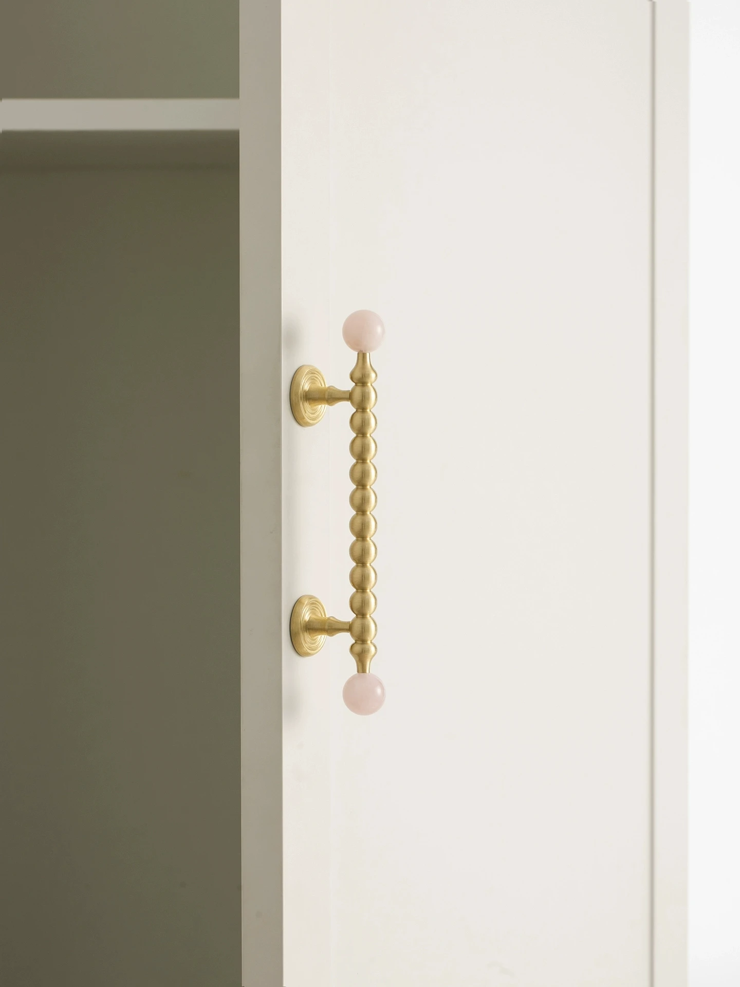 Furniture Solid Brass Crystal Ball Handles Drawer Bedroom Wardrobe Door Handle Brass Matte Turquoise Kitchen Gold Handle knobs