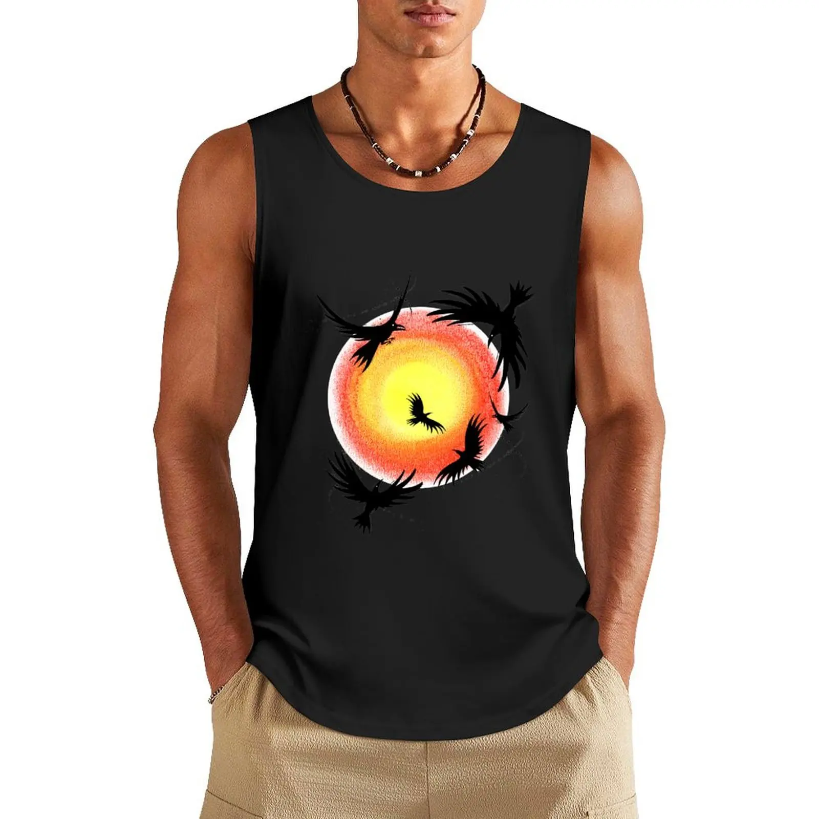 

Stone the Crows Tank Top Men's cotton t-shirt sleeveless vest men bodybuilding men sleeveless shirt man gym