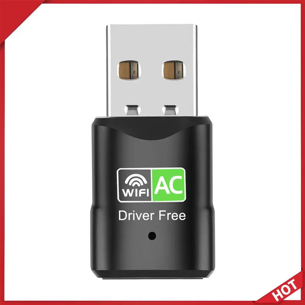 

Беспроводная сетевая карта USB 2,4 ГГц/5,8 ГГц, двухдиапазонный Wi-Fi-приемник Plug and Play, совместимый с Windows Vista/XP/Win7/8/10/11