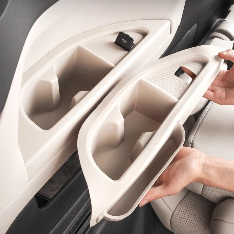 

Для Toyota Alphard 40 Series 2024 2025 Третий ряд держателя для стакана с водой силиконовая накладка с ящиком для хранения автомобильный органайзер аксессуары