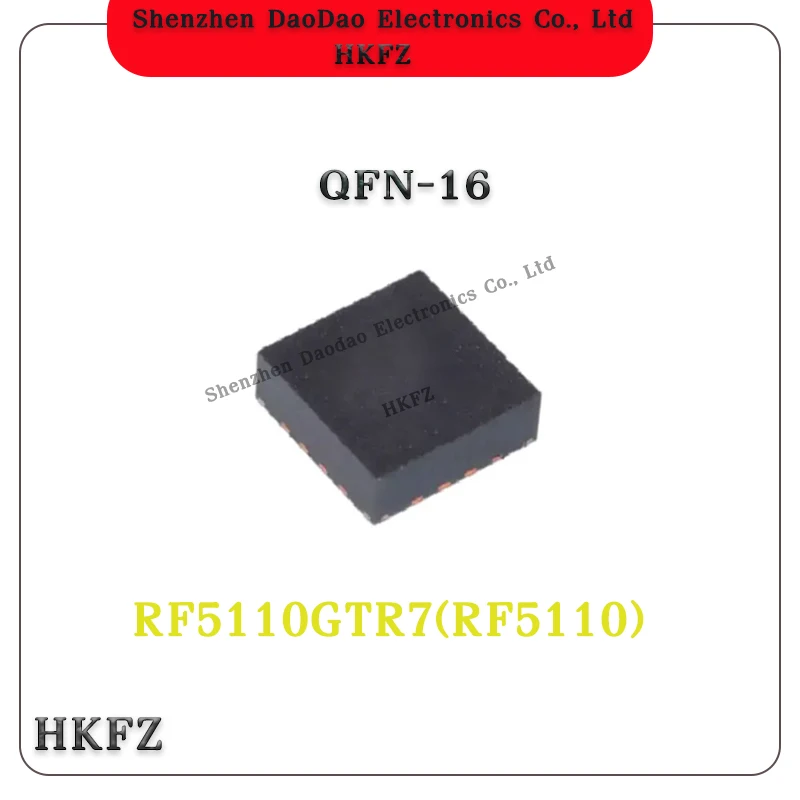 rfパワーアンプチップicシルクプリントrf5110-qfn-16rf5110gtr7-rf5110g新品