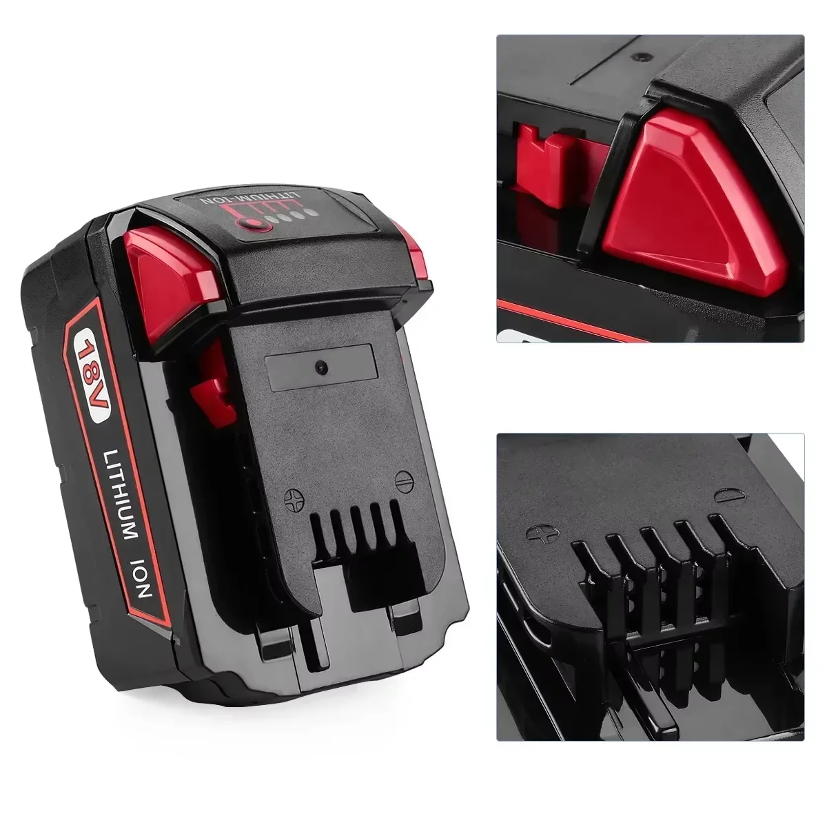 6Ah/9.8Ah/12.8AhFor Milwaukee M18 Batteries 21700 High Output Rechargeable Lithium ION 18V Battery