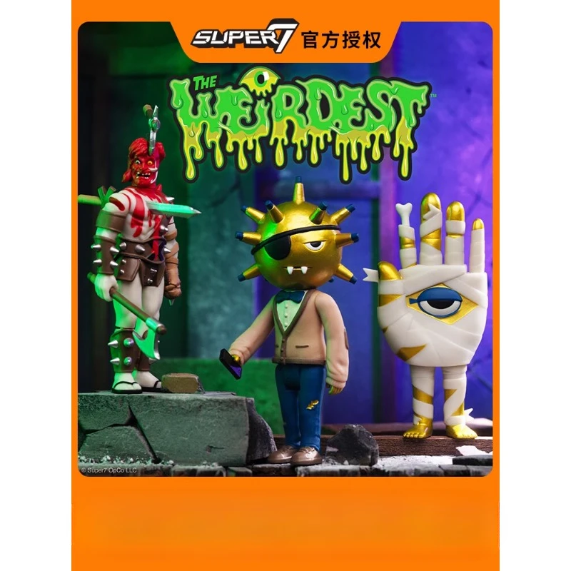 In Stock Super7 The Weirdest Wave 6 Trauma Bomb 3.75-inch ReAction Figure Gift Collection Halloween Kids Toys