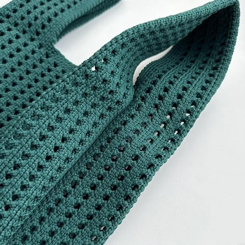 

Elegant Handmade Knit Handbag for Women's Mini Casual Wrist Bag Color Knit Wristlet Purse for Multiple Occasion