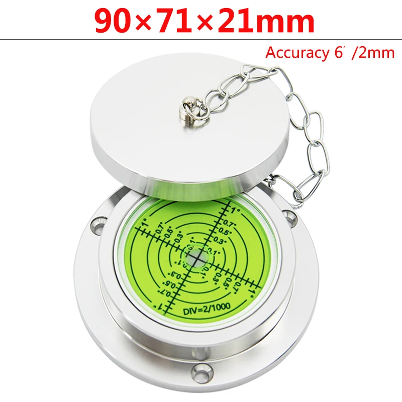 クレーンレベルの掘削機,水平バブル,高精度レベル,90x71x21mm,取り付けが簡単