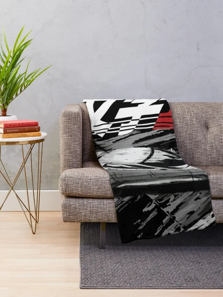 Initial D FC RX7 Drifting - Ryosuke Takahashi RedSunsThrow Blanket Kawaii Blanket Blanket For Giant Sofa