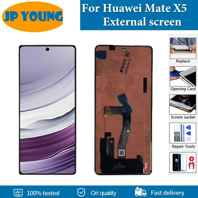 

Оригинальный внешний экран 6,4 дюйма для Huawei Mate X5, ЖК-дисплей, сенсорный экран для Huawei Mate X5, детали для замены ЖК-дисплея