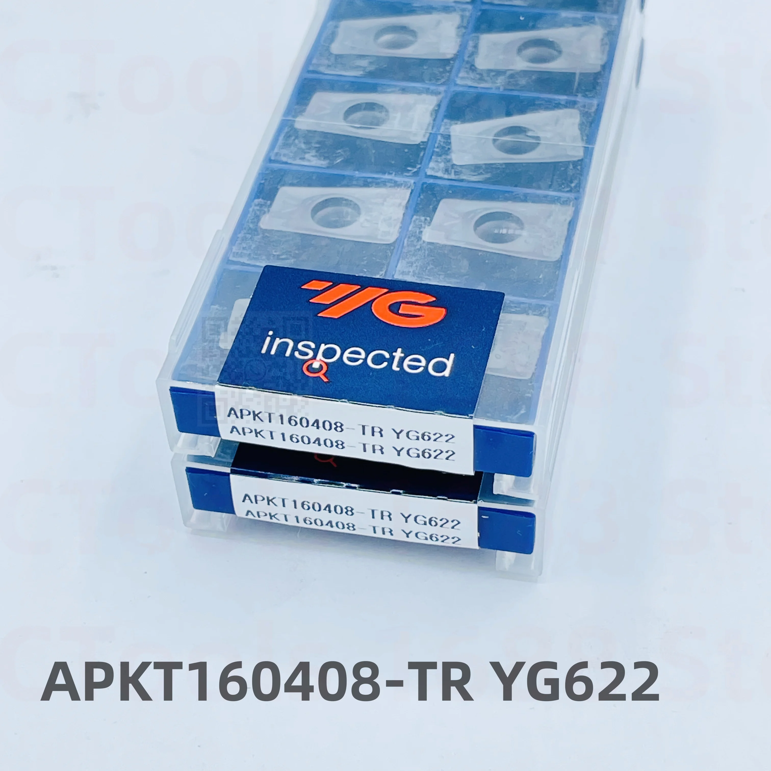 Imagem -02 - Carboneto Insere para Cnc Yg1 Apkt160408-st Apkt160408-al Apkt160408-tr Yg622