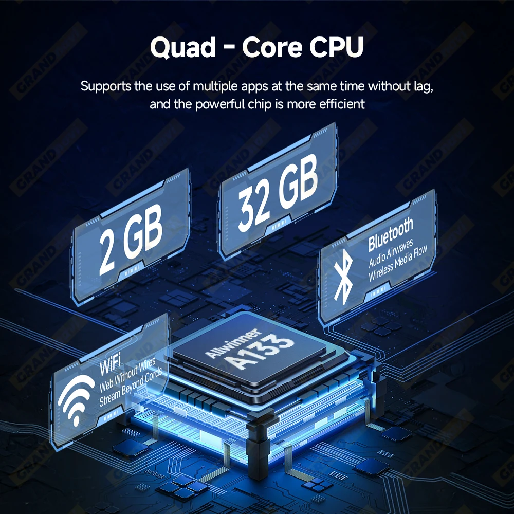 Carplay AI Box Android 13 Wireless Android Auto Smart AI Box لـ Youtube Netflix Toyota Mazda Hyundai Haval GMC Ford MG VW Kia