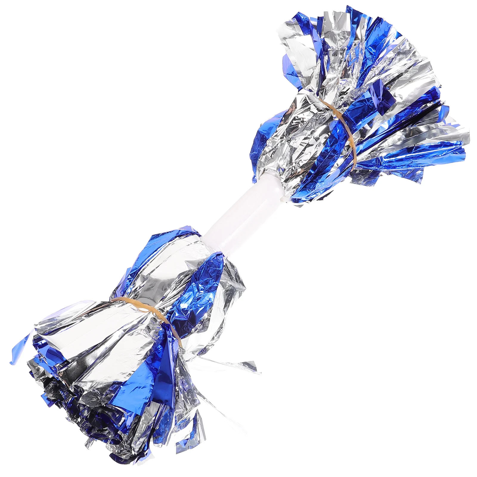 

Colorful Cheerleading Pompoms Medium Handle Pink Gold Mix PE Material Durable Reusable Gymnastics Dance Events Supplies
