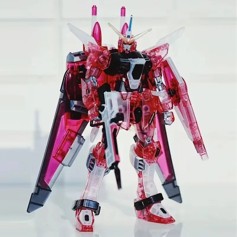 HG 1/144 Kleurrijke Transparante Oneindige Justitie Assembleren Mech Model Kit Actiefiguren Jongen Puzzel Speelgoed Decoratie Cadeau