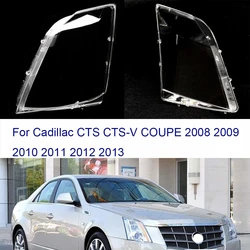 Headlight Cover Lens Glass Shell Headlamp Transparent Lampshade Case For Cadillac CTS CTS-V COUPE 2008 2009 2010 2011 2012 2013